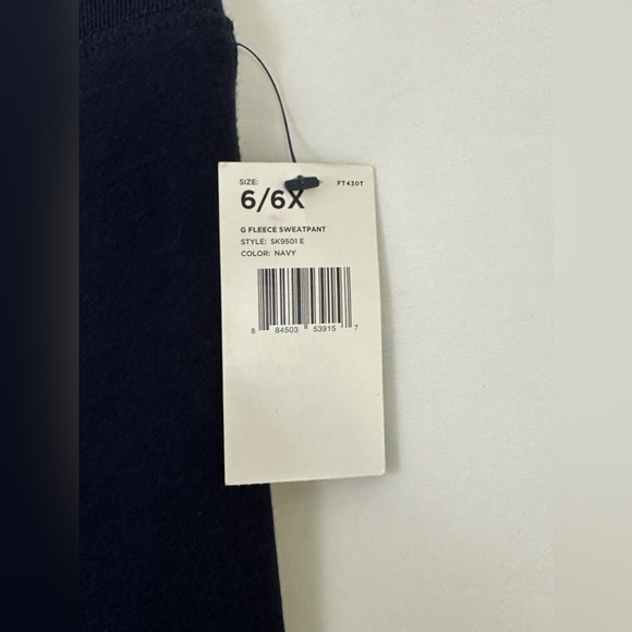 French Toast Girls 6/6X Navy Blue Pull On Straight Leg   Sweat pant.    … - Picture 5 of 7
